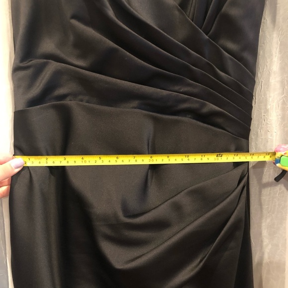 Black Satin Gown - Picture 6 of 8